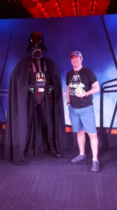 Tim gets to meet Darth Vader!